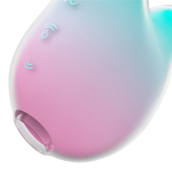 Вакуумный клиторальный стимулятор с вибрацией Satisfyer Mermaid Vibes Mint/Pink, 2 мотора