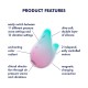 Вакуумный клиторальный стимулятор с вибрацией Satisfyer Mermaid Vibes Mint/Pink, 2 мотора