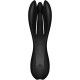 Клиторальный вибратор Satisfyer Threesome 2 Black, 3 гибких пальчика, 3 мотора