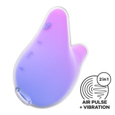 Вакуумный клиторальный стимулятор Satisfyer Mermaid Vibes Violet/Pink, 2 мотора