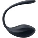 Смарт-виброяйцо Satisfyer Ribbed Petal Connect App Black, управление со смартфона, пульт ДУ