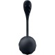 Смарт-виброяйцо Satisfyer Ribbed Petal Connect App Black, управление со смартфона, пульт ДУ