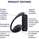 Смарт-виброяйцо Satisfyer Ribbed Petal Connect App Black, управление со смартфона, пульт ДУ