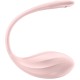 Смарт-виброяйцо Satisfyer Ribbed Petal Connect App Rose, управление со смартфона, пульт ДУ