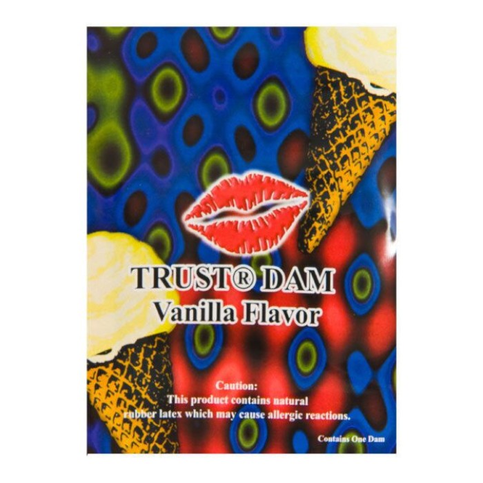 Латексная салфетка Latex Dental Dams Vanilla 1 шт