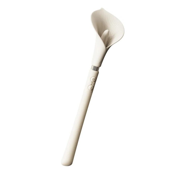 Вибромассажер Zalo — Calla Ivory White
