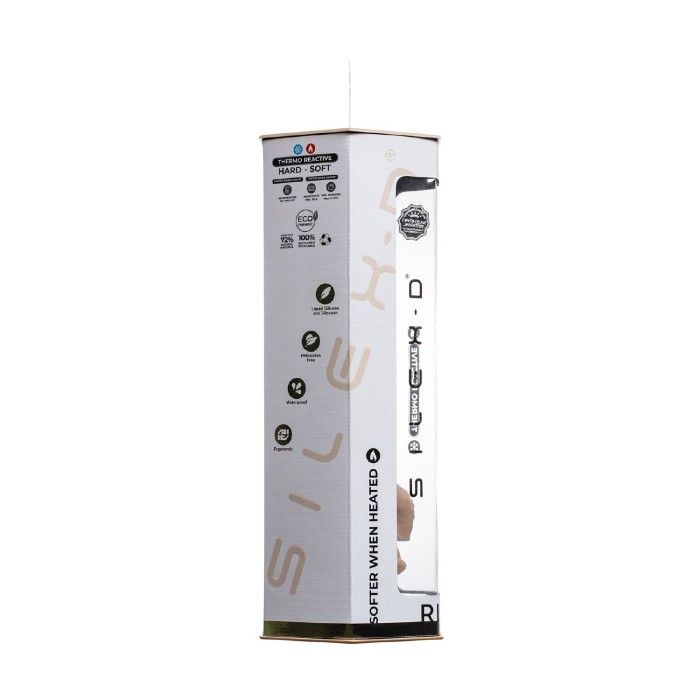 Фалоімітатор SilexD Vetus Real Skin Flesh (8in MODEL 1) суперсофт-силікон+Silexpan, діаметр 4,1 см