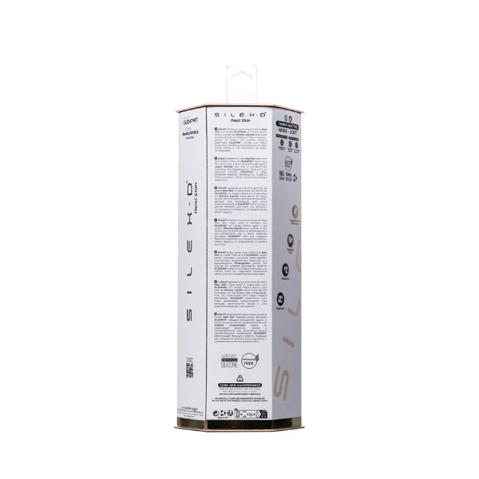 Фалоімітатор SilexD Vetus Real Skin Flesh (8in MODEL 1) суперсофт-силікон+Silexpan, діаметр 4,1 см