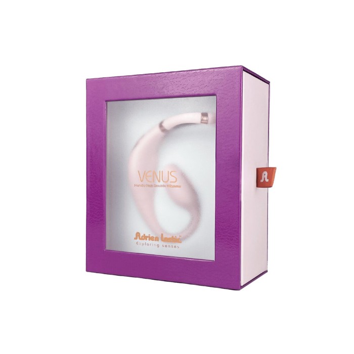 Смарт-вибратор для пар Adrien Lastic Venus + APP, двойной, можно носить под одеждой, 10 режимов