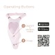 Смарт-вибратор для пар Adrien Lastic Venus + APP, двойной, можно носить под одеждой, 10 режимов