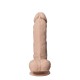 Фаллоимитатор SilexD Johnny Real Skin Flesh (7in MODEL 1), суперсофт-силикон+Silexpan, диаметр 3,8см