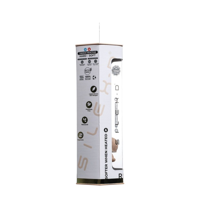 Фаллоимитатор SilexD Johnny Real Skin Flesh (7in MODEL 1), суперсофт-силикон+Silexpan, диаметр 3,8см