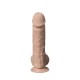 Фаллоимитатор SilexD Tomas Real Skin Flesh (9in MODEL 1), суперсофт-силикон+Silexpan, диаметр 4,9 см