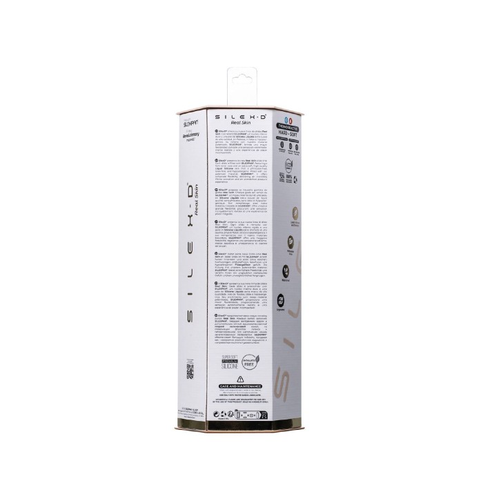 Фаллоимитатор SilexD Tomas Real Skin Flesh (9in MODEL 1), суперсофт-силикон+Silexpan, диаметр 4,9 см