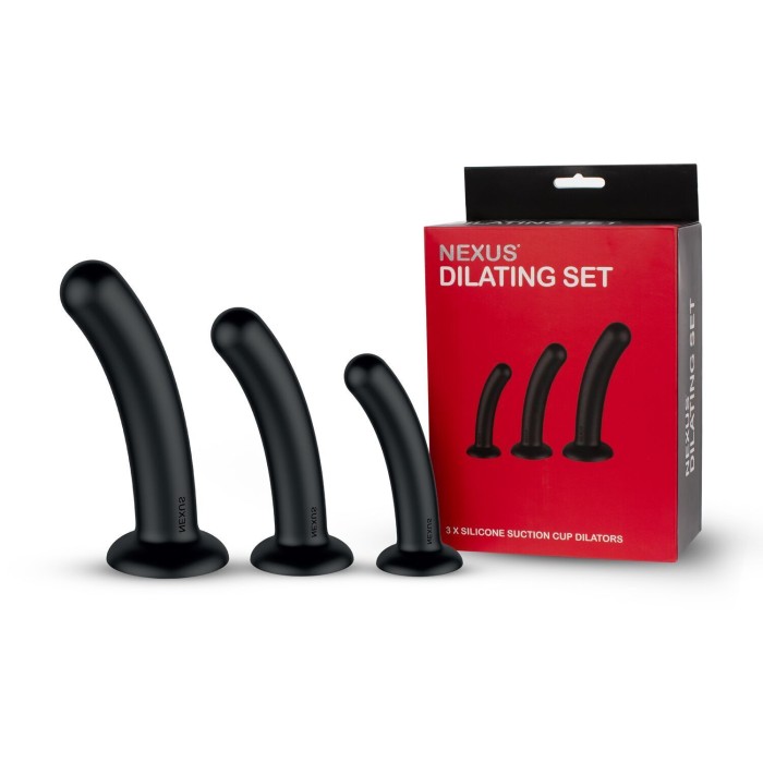 Набор дилдо Nexus Dilating Set (17см, 15см, 12,5см) (мятая упаковка!!!)