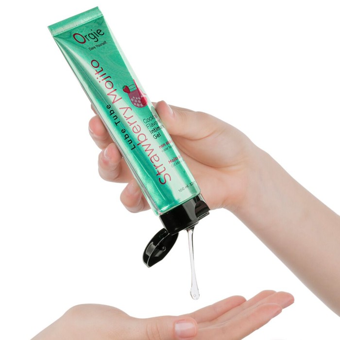 Лубрикант на водной основе Orgie Lube Tube Strawberry Mojito, 100 мл