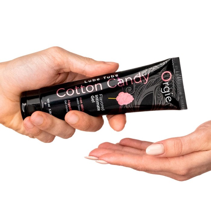 Лубрикант на водной основе Orgie Lube Tube Cotton Candy, 100 мл, со вкусом и ароматом сладкой ваты