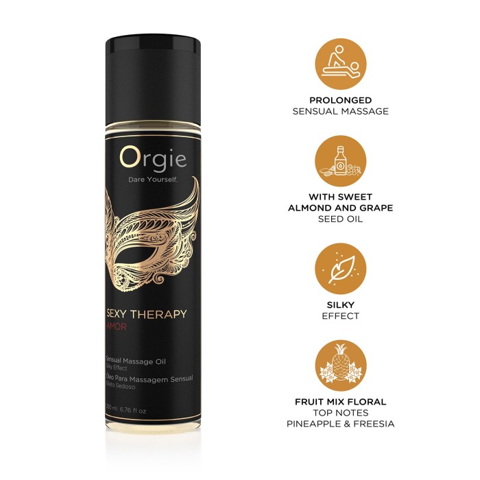 Массажное масло Orgie – Sexy Therapy Amor (200 мл), гибридное