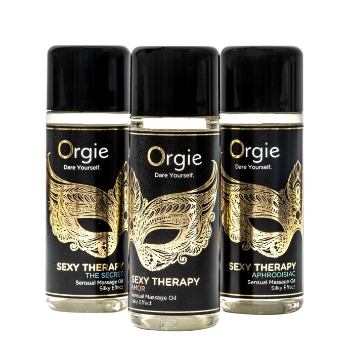 Набор массажных масел Orgie – Sexy Therapy Mini Size Collection (3х30 мл)