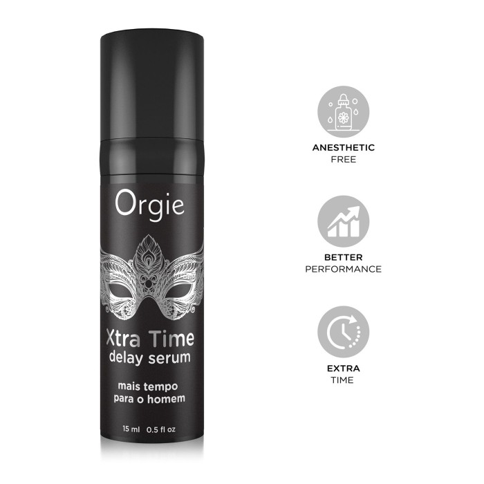 Сыворотка-пролонгатор Orgie Xtra Time Delay Serum, 15 мл, без анестетиков, на силиконовой основе