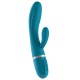 Вибратор-кролик Liebe Bend It Plus Ocean Blue, гибкий, 2 мотора, 10 режимов