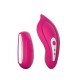 Вибратор в трусики Liebe Panty Vibe Recargable Cerise, нагрев до 39 °C, пульт, трусики S-M в комплекте