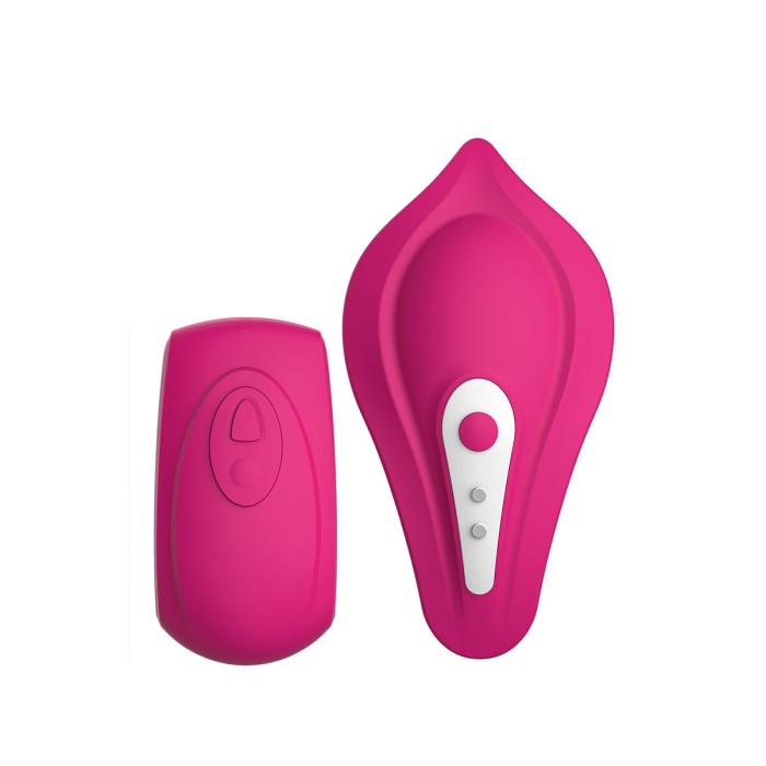 Вибратор в трусики Liebe Panty Vibe Recargable Cerise, нагрев до 39 °C, пульт, трусики S-M в комплекте