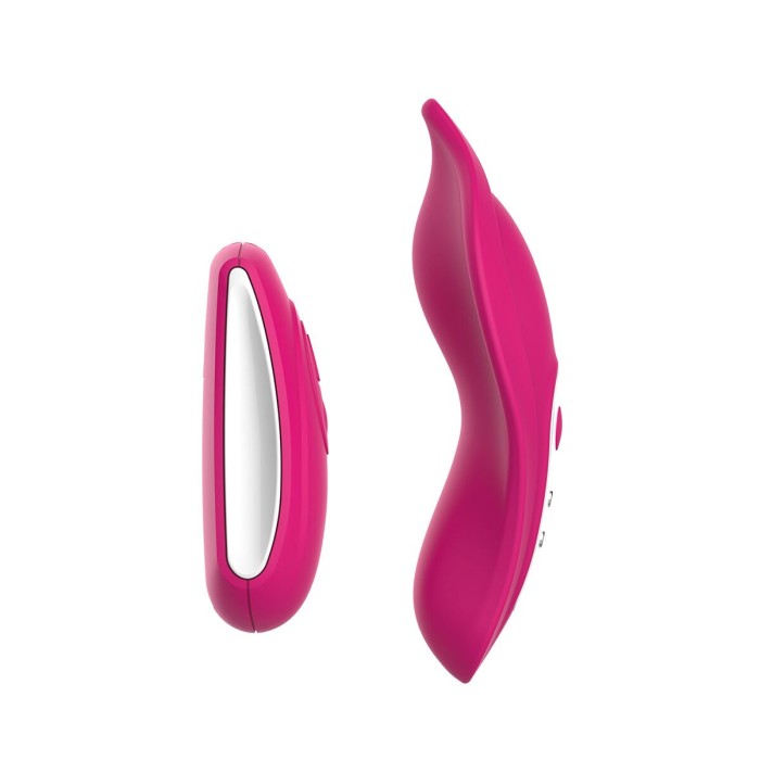 Вибратор в трусики Liebe Panty Vibe Recargable Cerise, нагрев до 39 °C, пульт, трусики S-M в комплекте