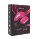 Вибратор в трусики Liebe Panty Vibe Recargable Cerise, нагрев до 39 °C, пульт, трусики S-M в комплекте