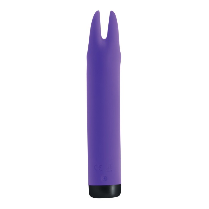 Вібратор S Pleasures Bullets Amethyst, фіолетовий, з двома відростками, 10 режимів, діаметр 3,1 см