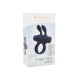Ерекційне віброкільце S Pleasures Premium Rabbit Ring, чорне, зі знімною віброкулею та вушками