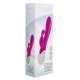 Вібратор-кролик S Pleasures Premium Corabi Rabbit, рожевий, вушка для клітора, 16 режимів, нагрів