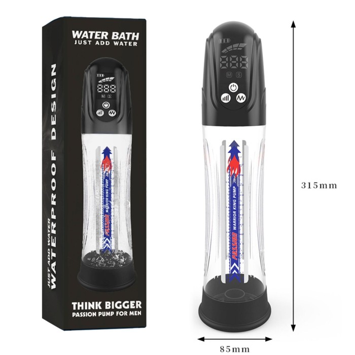 Автоматична гідропомпа 2в1 (вода/повітря) Water Bath з LED-дисплеєм, 2 режими