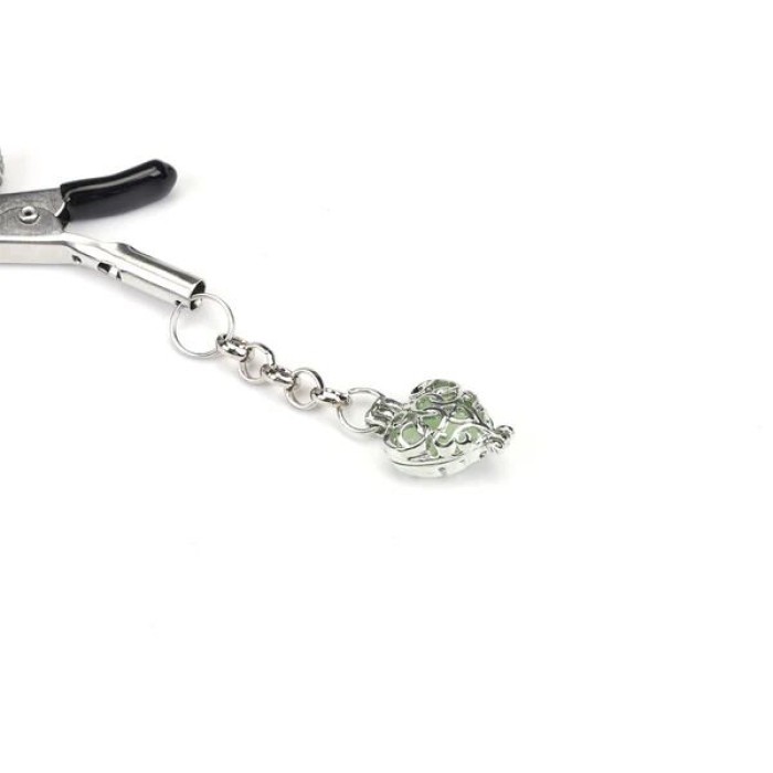 Зажимы для сосков Liebe Seele Glow-in-dark Nipple Clamps Green