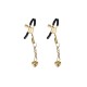 Зажимы для сосков Liebe Seele Hollow Heart Nipple Clamps Gold