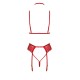 Комплект Kissable Bondage Kiss Set Red S/M