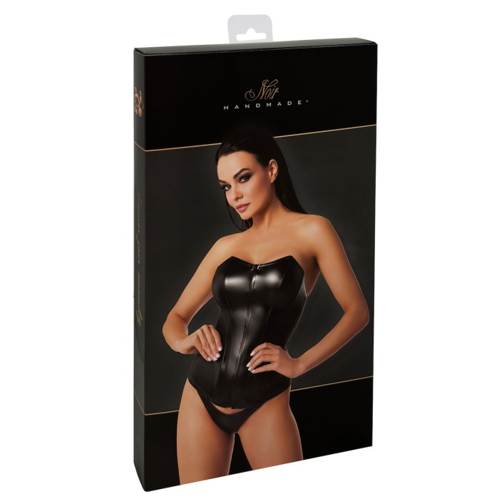 Корсет Noir Handmade F334 Powerwetlook corset - XXL