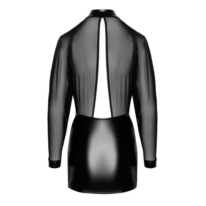Платье Noir Handmade F348 Powerwetlook and tulle dress - S