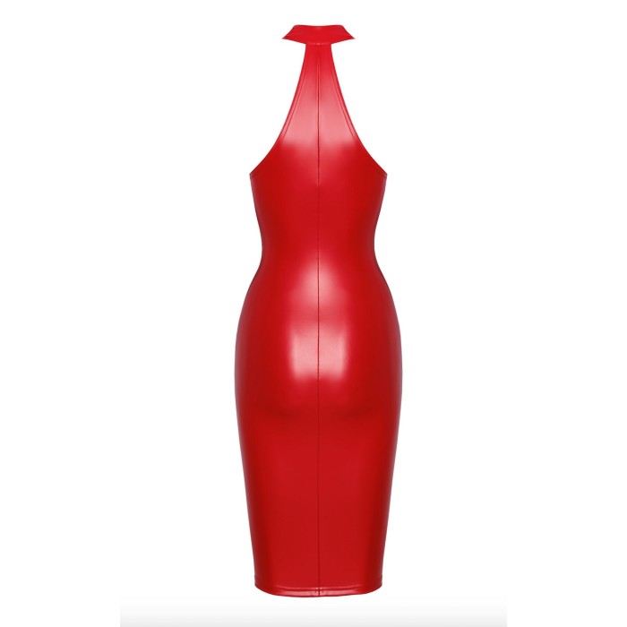 Платье Noir Handmade F354 Red powerwetlook dress - L