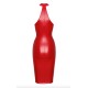 Платье Noir Handmade F354 Red powerwetlook dress - L