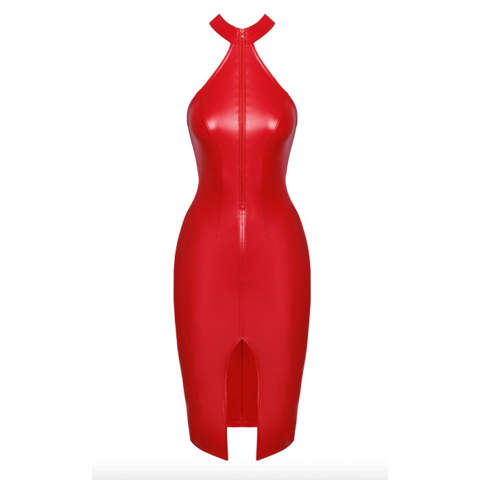 Платье Noir Handmade F354 Red powerwetlook dress - XXL