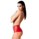 Шорты Noir Handmade F356 Red powerwetlook shorts - S