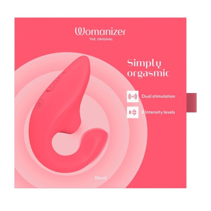 Вакуумный клиторальный стимулятор Womanizer Blend Vibrant Rose