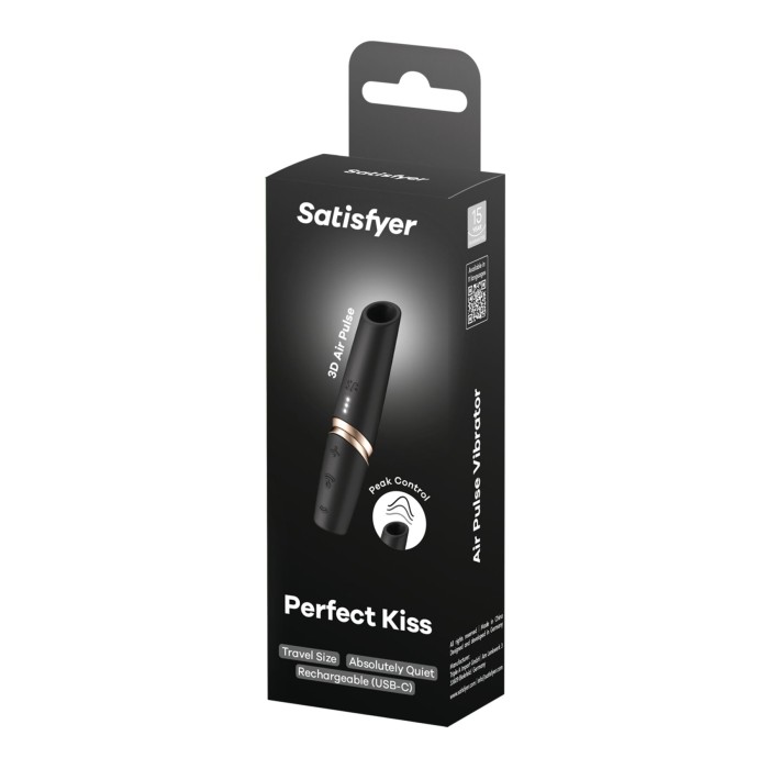 Вакуумный стимулятор Satisfyer Perfect Kiss, магнитная технология 3D Air Pulse, 30 режимов работы