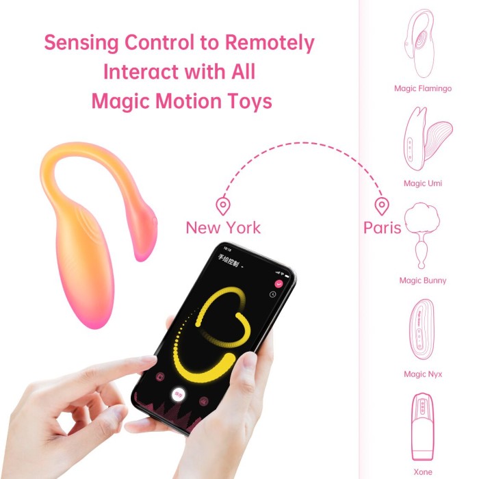 Смарт-виброяйцо Magic Motion Flamingo Max Orange