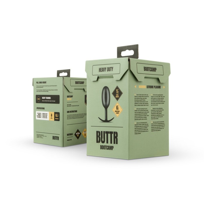 Анальная пробка BUTTR - Heavy Duty Weighted Butt Plug