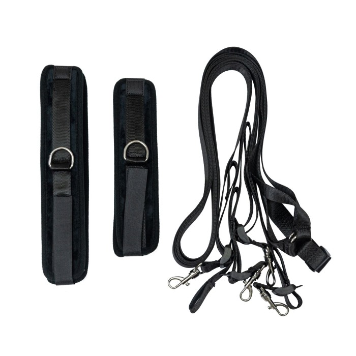 Растяжка на кровать Punishment - 5-Piece Bed Restraint Kit – Black