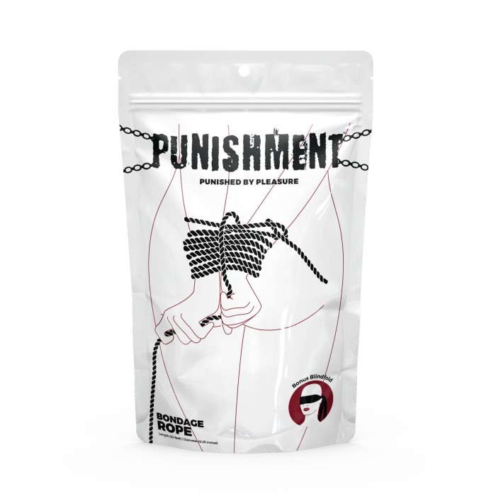 Веревка для шибари Punishment - Bondage Rope – Black