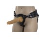 Фалоімітатор з пульсацією Naked ADDICTION Dominic 9″ Caramel, пульт ДК, діаметр 4,2 см
