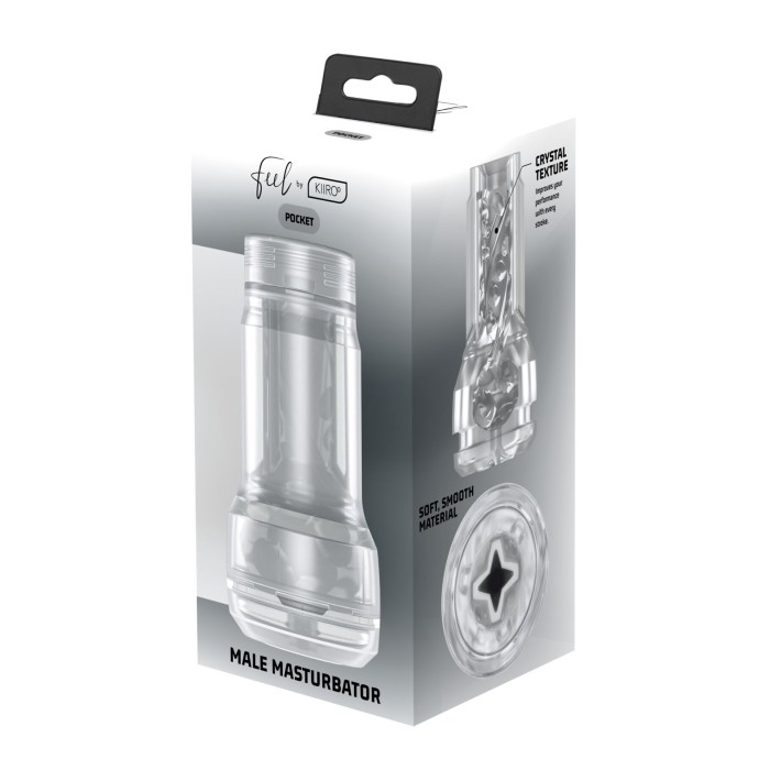Мастурбатор Kiiroo Feel Pocket Crystal совместим с PowerBlow